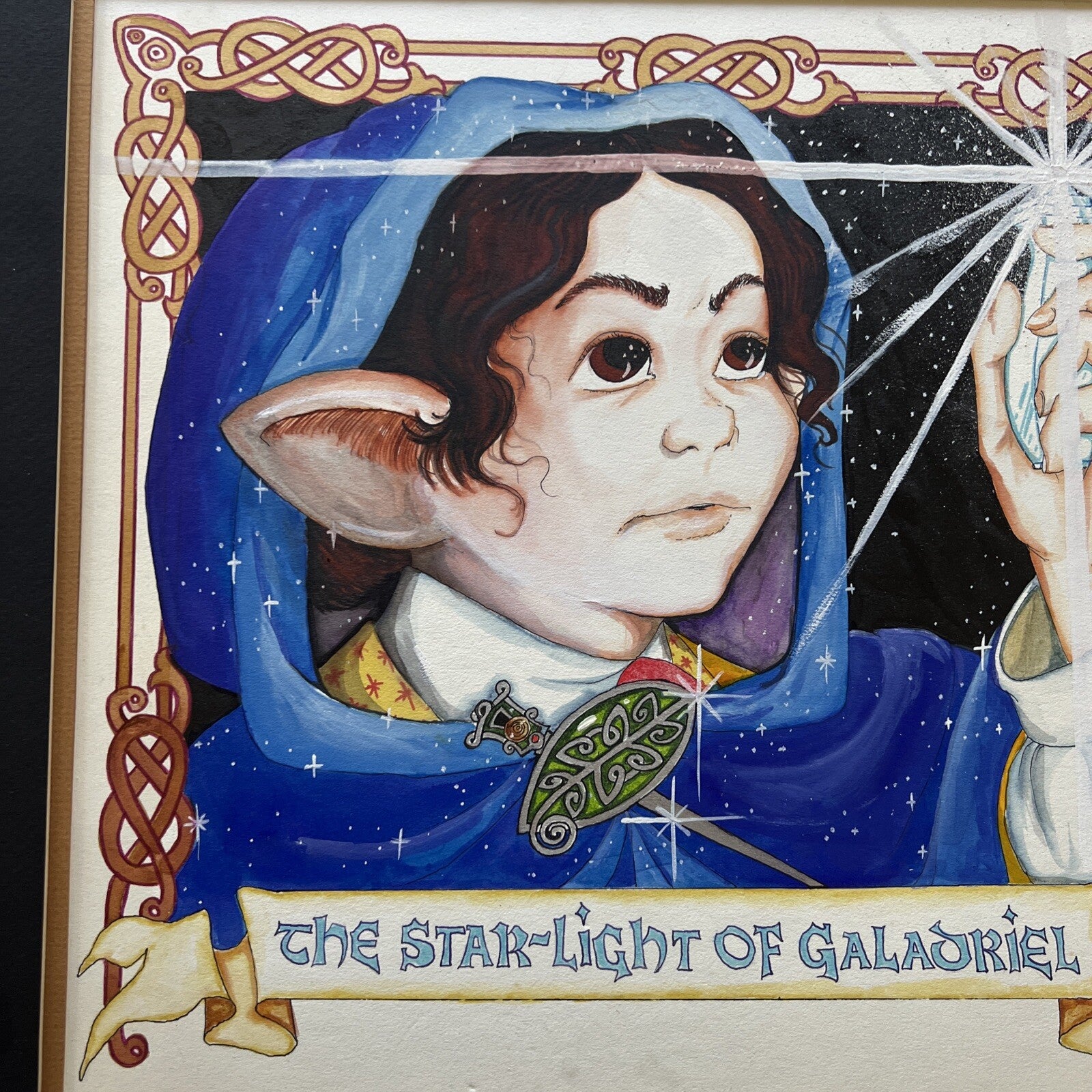 The Star-Light of Galadriel Illustration, Lord Of The Rings Artwork1