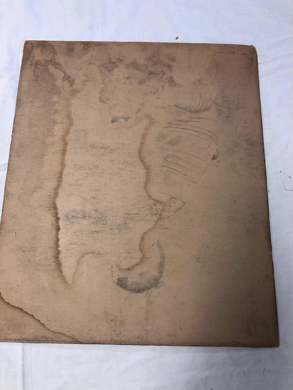 Vintage Charcoal Photo Hand Art - Original Drawing 1950’s5