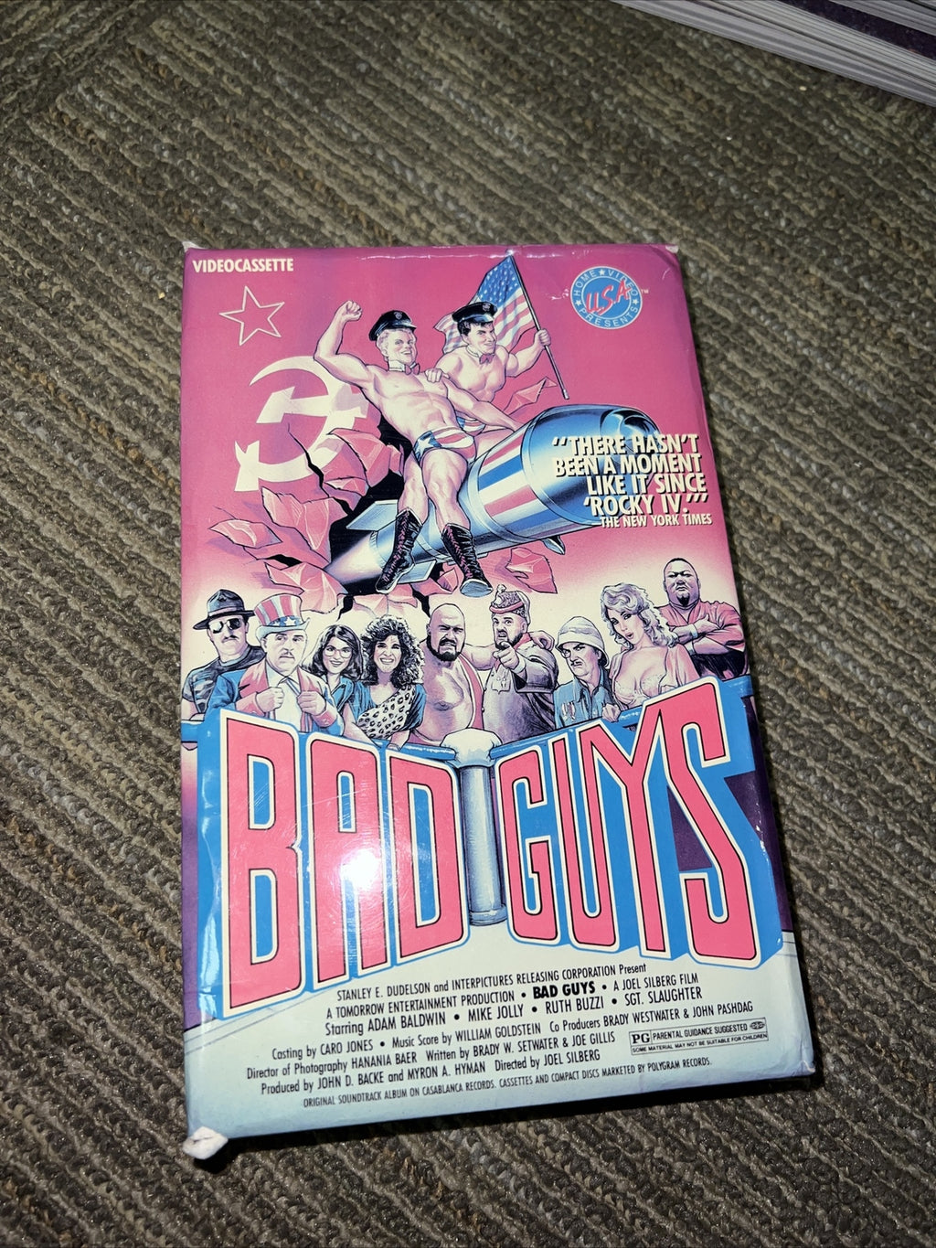 Bad Guys (1986) - Betamax Beta Movie Tape - 80's Comedy - Adam Baldwin - RARE1