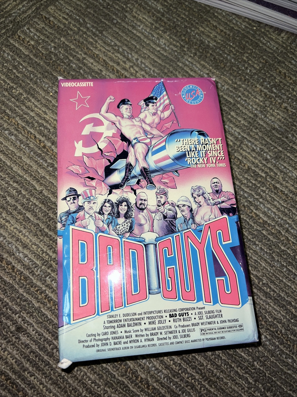 Bad Guys (1986) - Betamax Beta Movie Tape - 80's Comedy - Adam Baldwin - RARE1