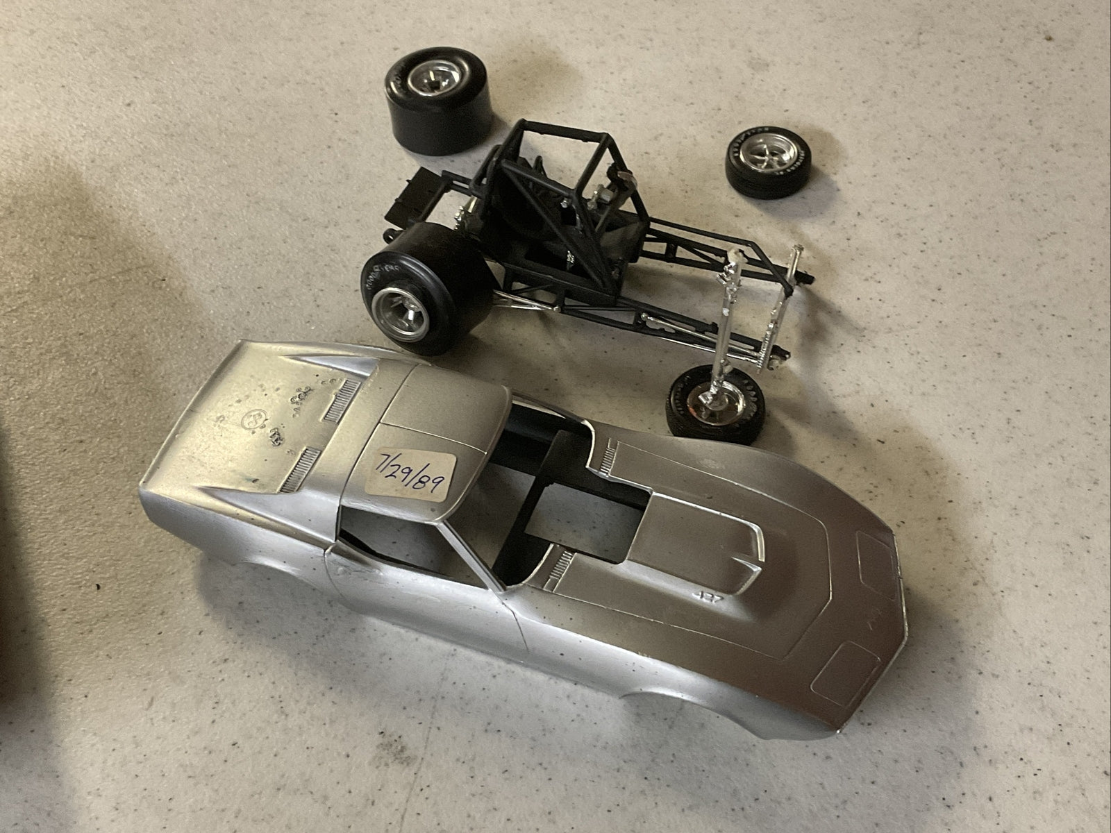 Vintage model car junkyard F/C restoration project Lot Ram Rod2