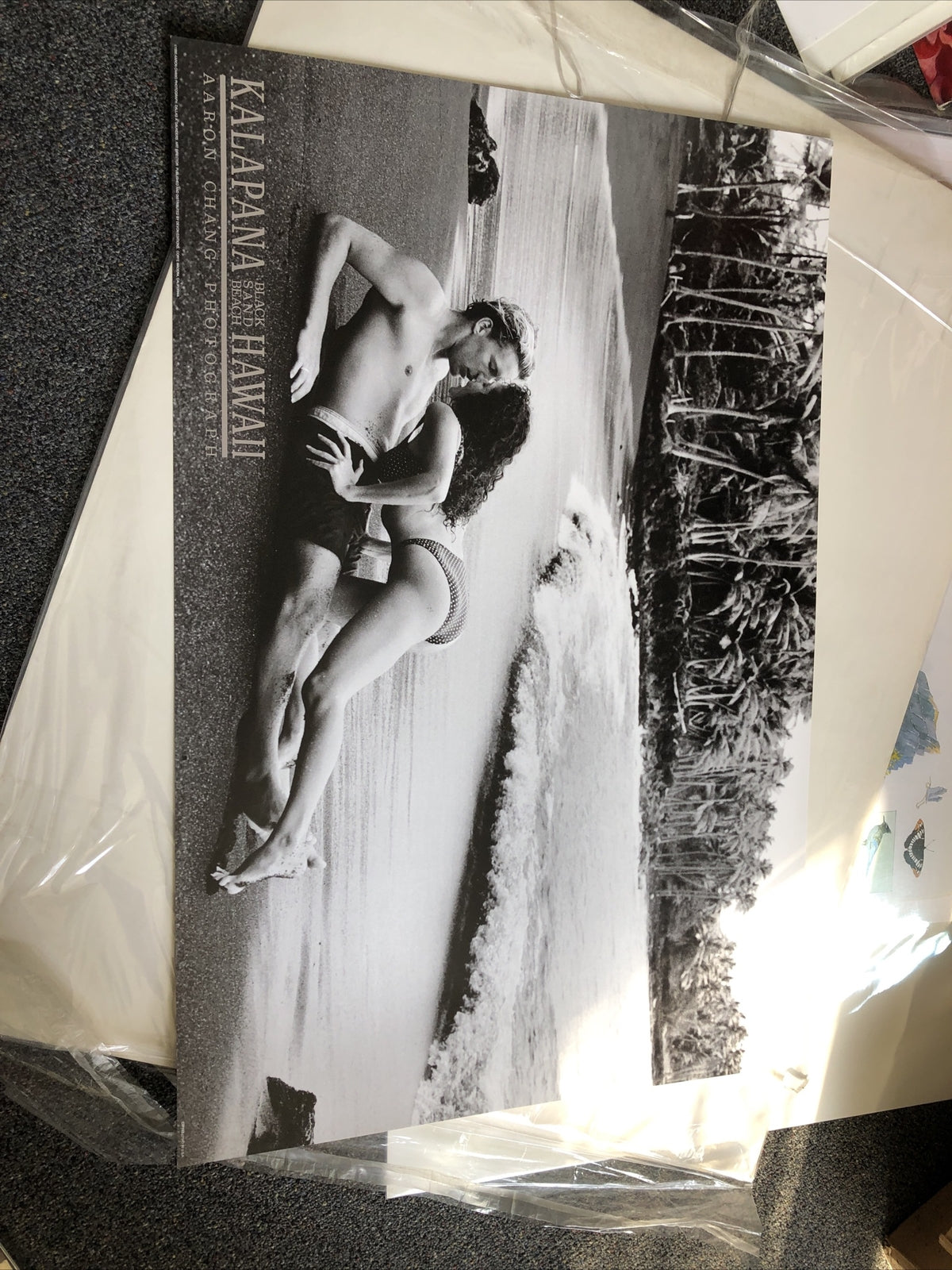 Kalapana Black Sand Beach Poster 24”x36” - Aaron Chang Photographer0
