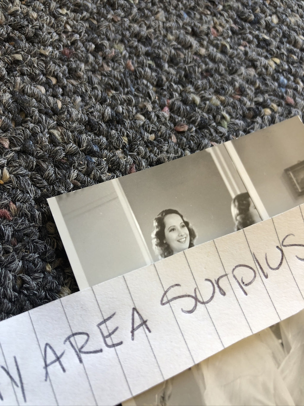 RARE Original Photo Of MERLE OBERON Candid Shot 4”x2.5”3