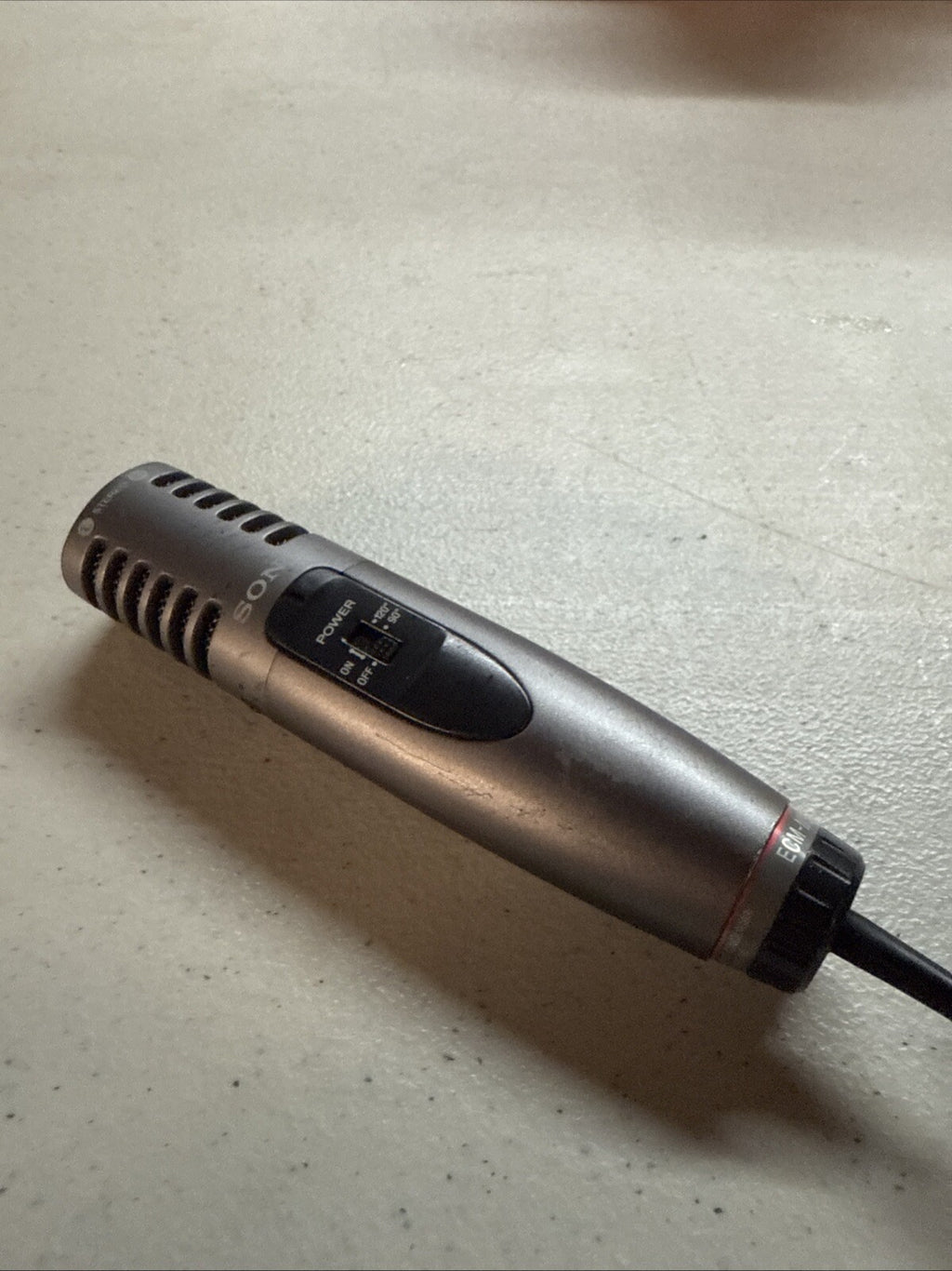 Sony ECM-MS907 Electret Condenser Stereo Microphone untested1