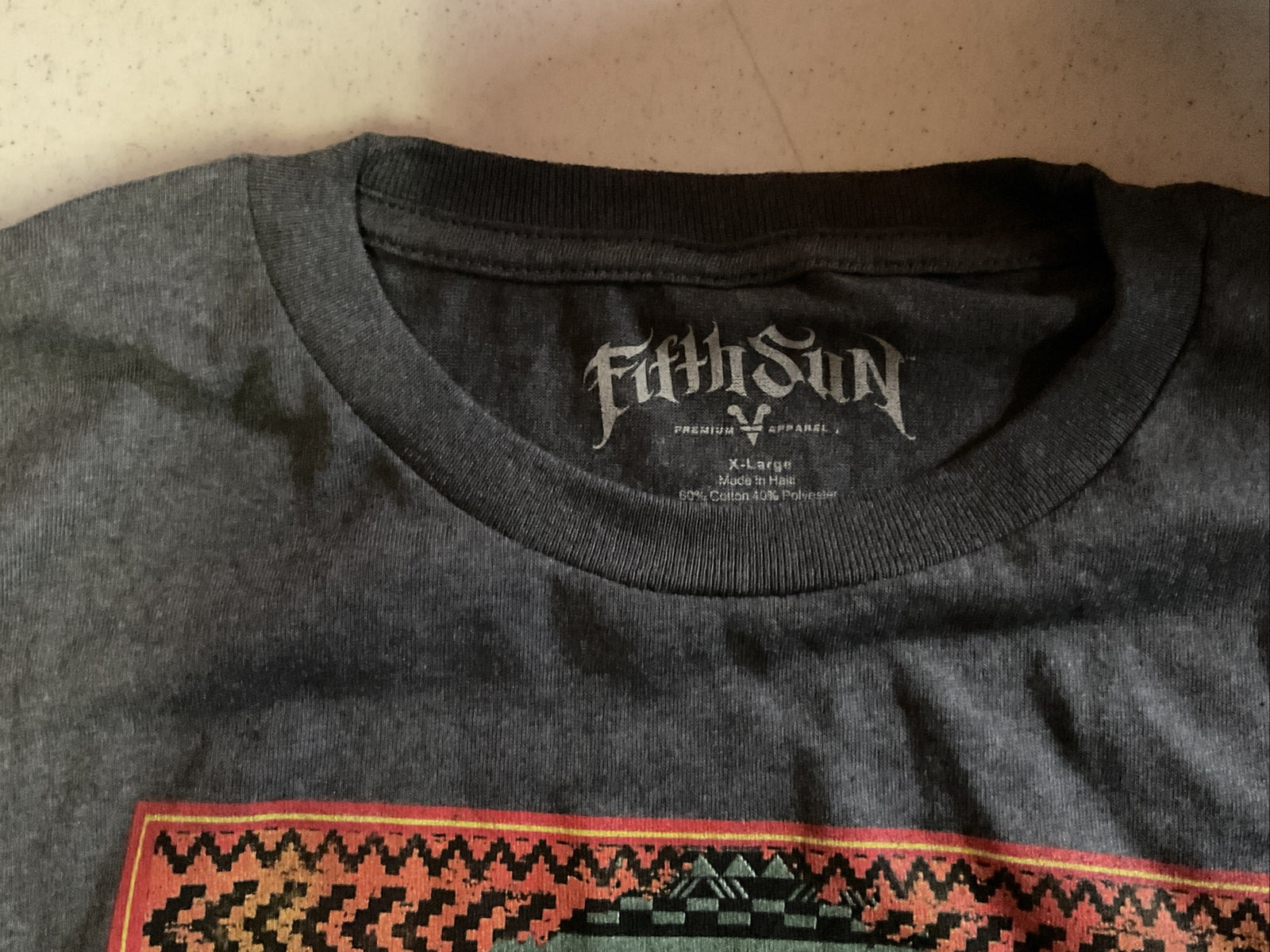 Fifth Sun Jimi Hendrix - Gray Shirt.  Xl2
