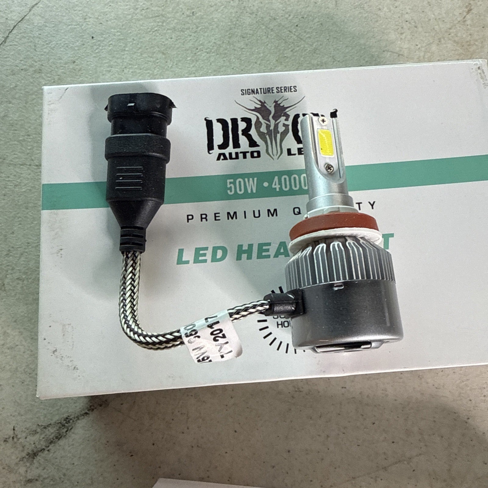 (Set Of 2) DragonLedz Signature Series H8/H9/H11 LED light bulbs In White1