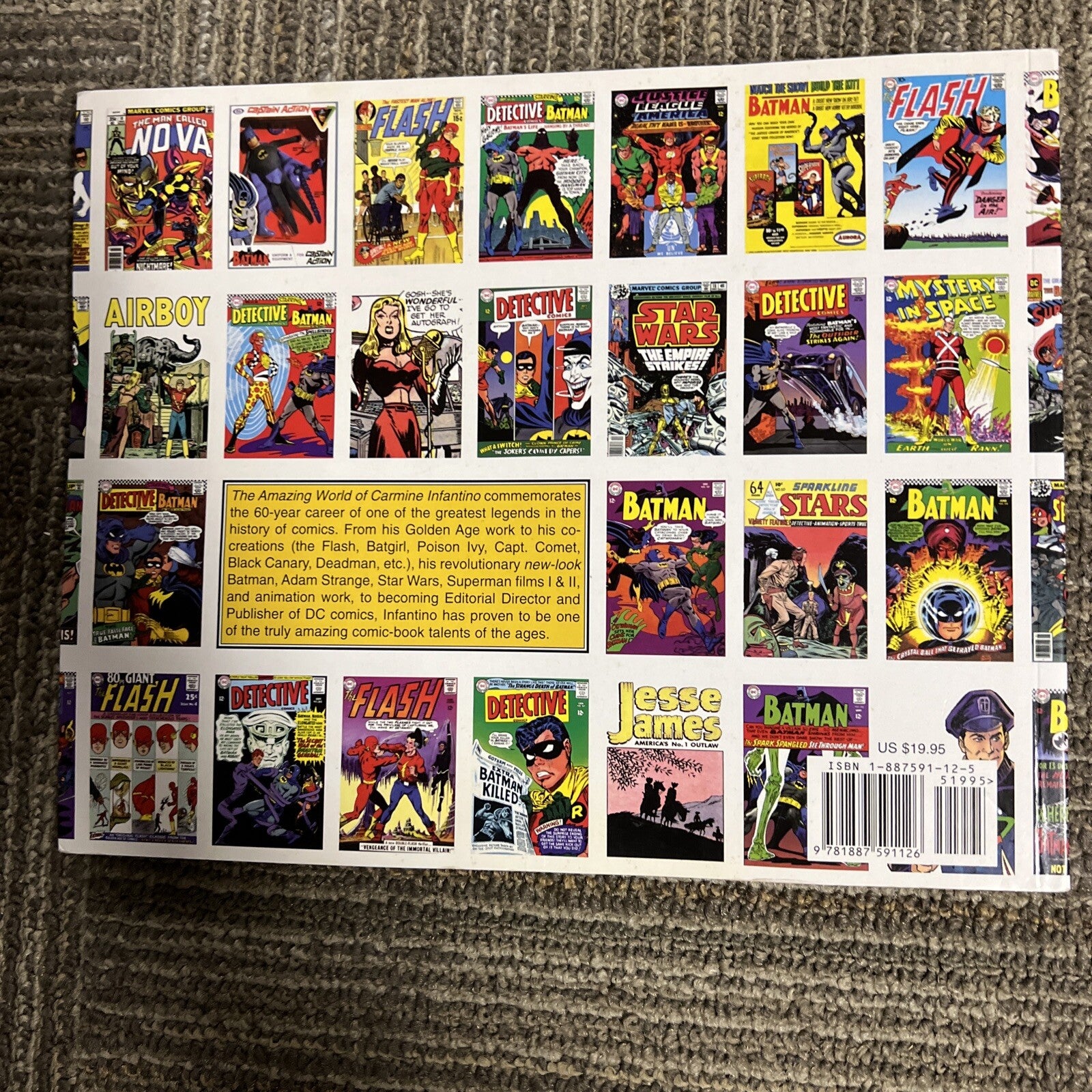 The Amazing World of Carmine Infantino Comic Art Book Novel5