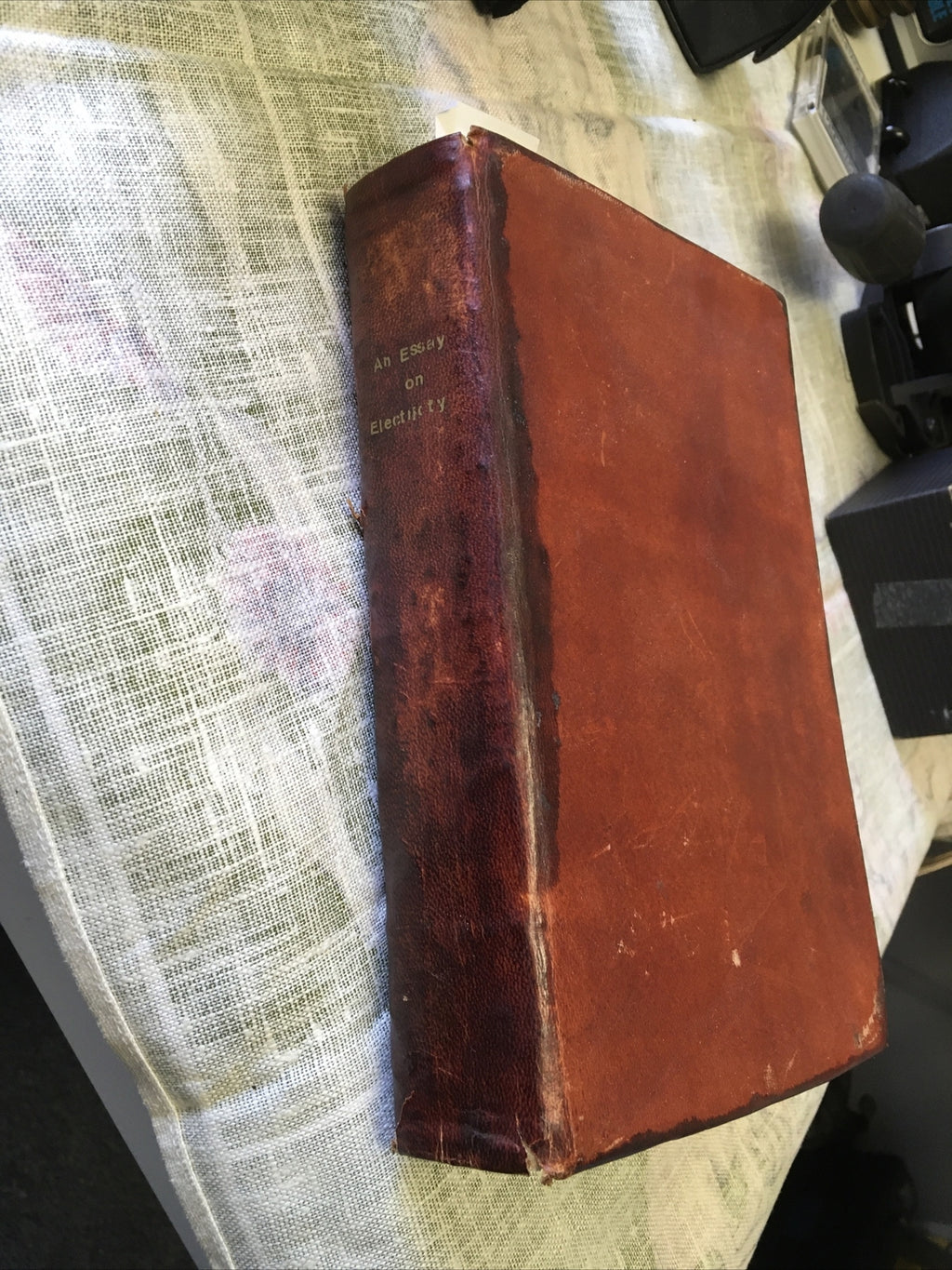 AN ESSAY ON ELECTRICITY (medical) 1793 VERY RARE 4th Edition BY GEORGE ADAMS2