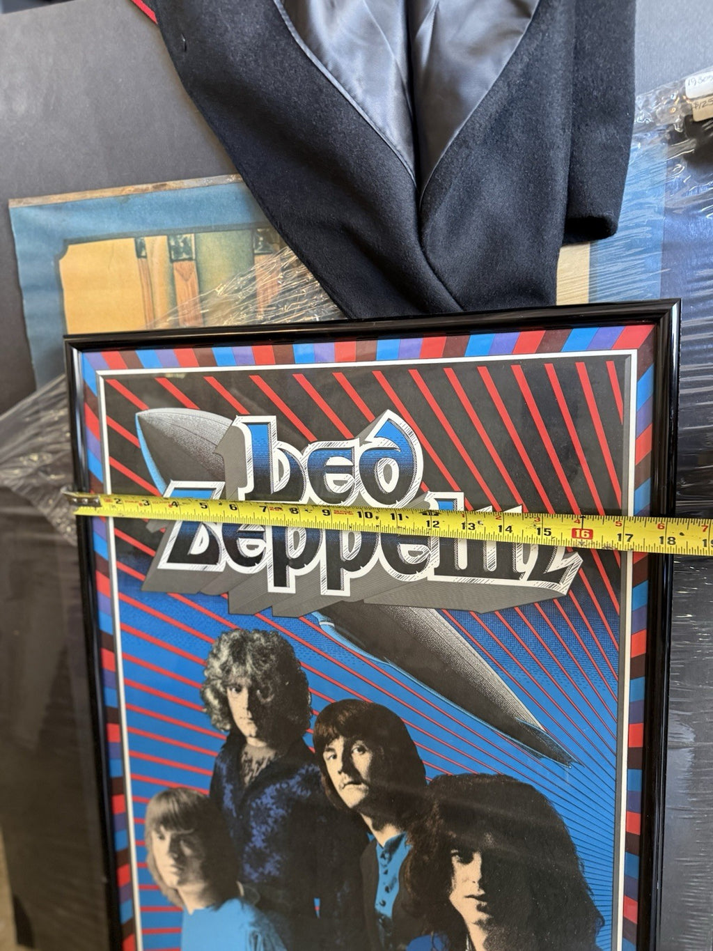 LED ZEPPELIN 20TH ANNIVERSARY POSTER  1988 VINTAGE GARY GRIMSHAW5