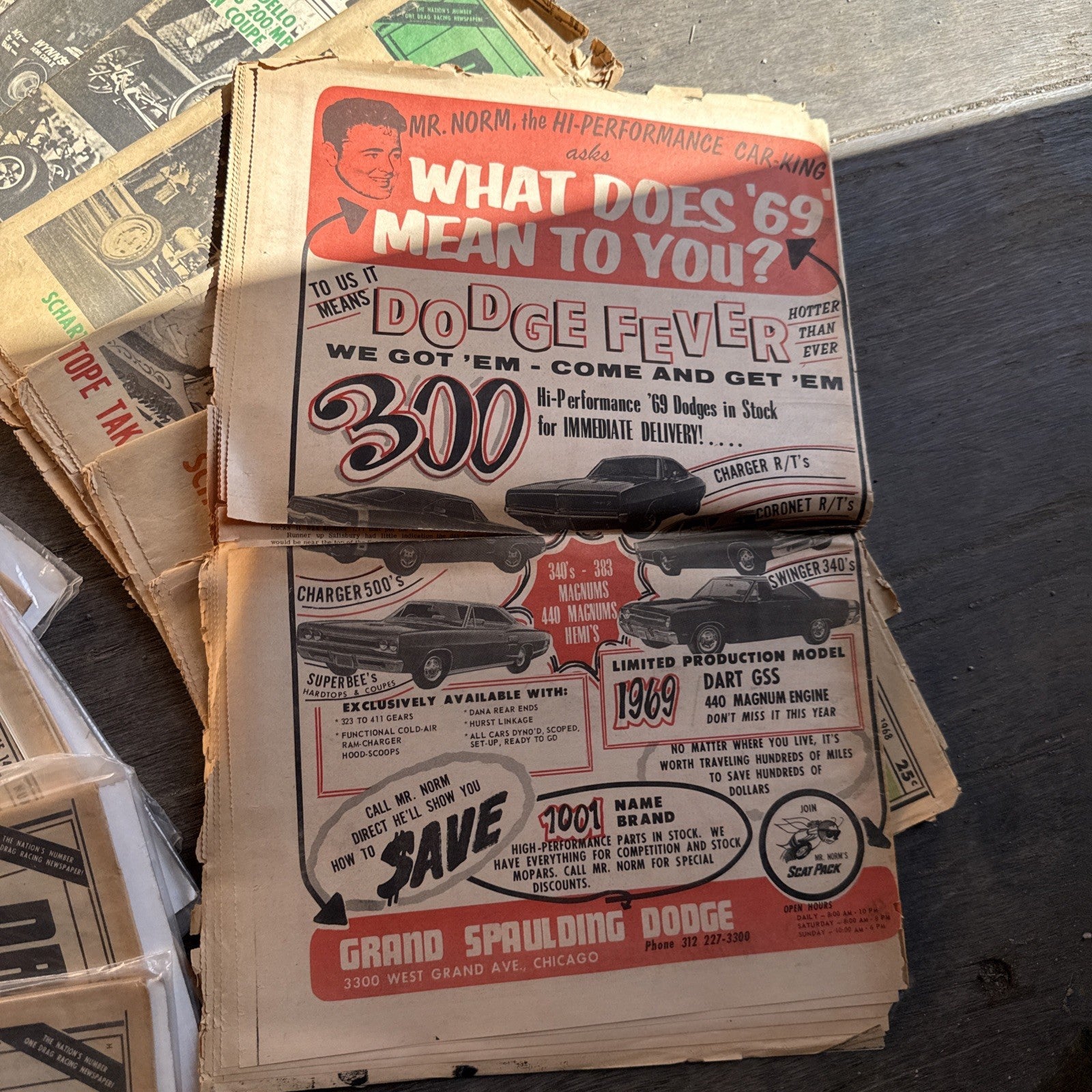 Vintage Drag News Magazine 1968 Volume 14 Drag Racing NHRA Don Garlits Lot3