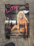 #198 1988 LITA FORD Record Store Promo Poster Hollywood Pinup 18” X 24”0