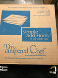 The Pampered Chef Simple Additions Triangles Set Of 2 Black # 1928 NIB0