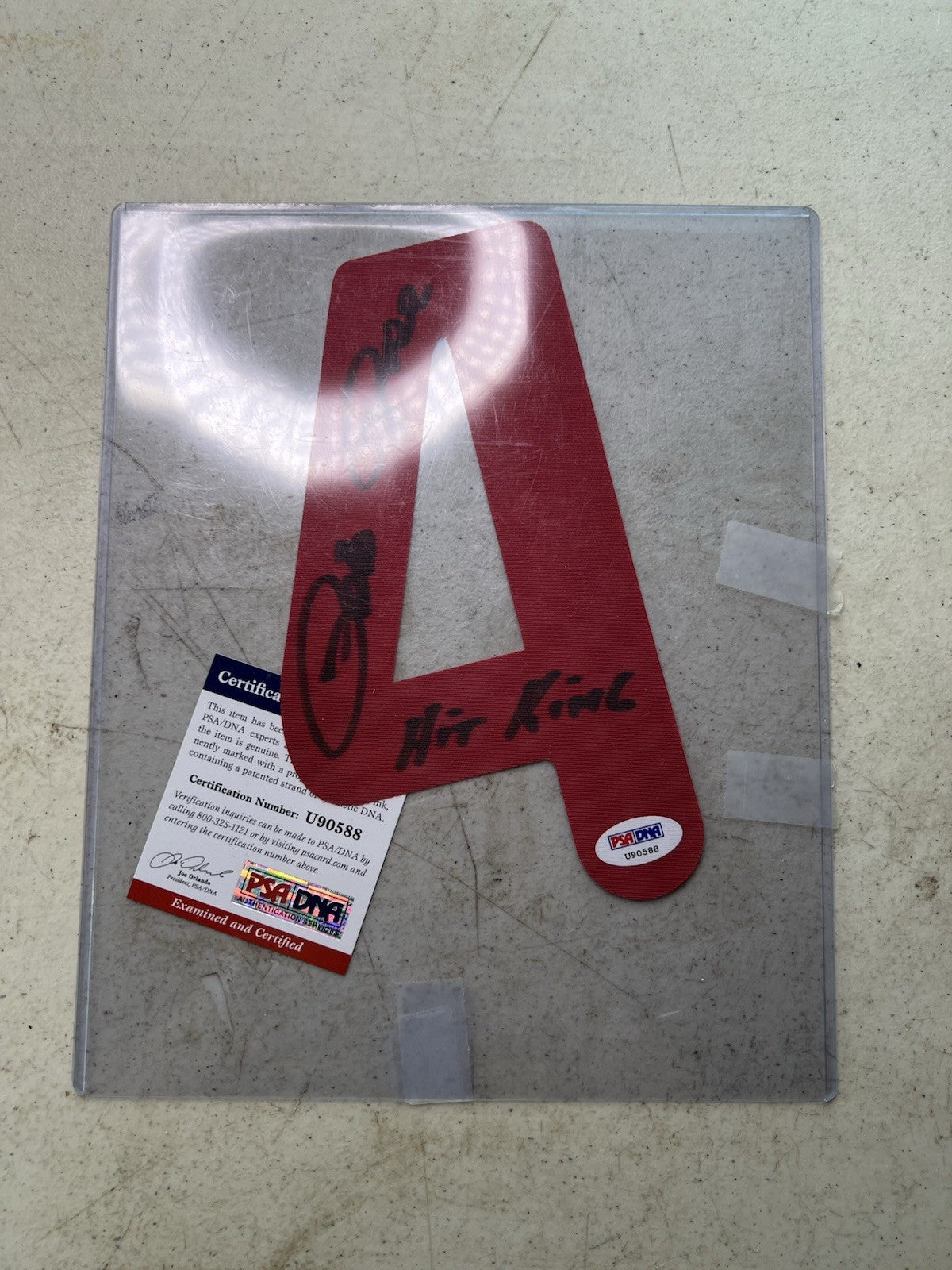 Pete Rose "Hit King" Autographed Reds Jersey Letter A Patch – PSA/DNA Certified2
