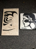 Lot Of 2 Vintage Tiles Wall Art See Pictures For Measurements0
