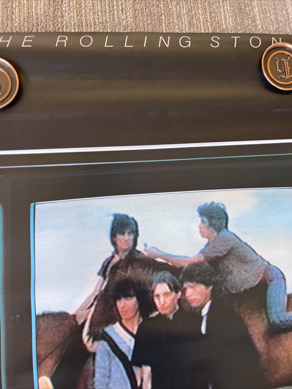 1981 THE ROLLING STONES Promo Poster MICK JAGGER KEITH RICHARDS Rare!9