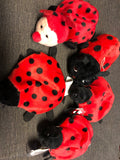 Collectible Ty Ladybug Plush Beanie Mom (9 Spots) Baby (12 Spots) + More VTG0
