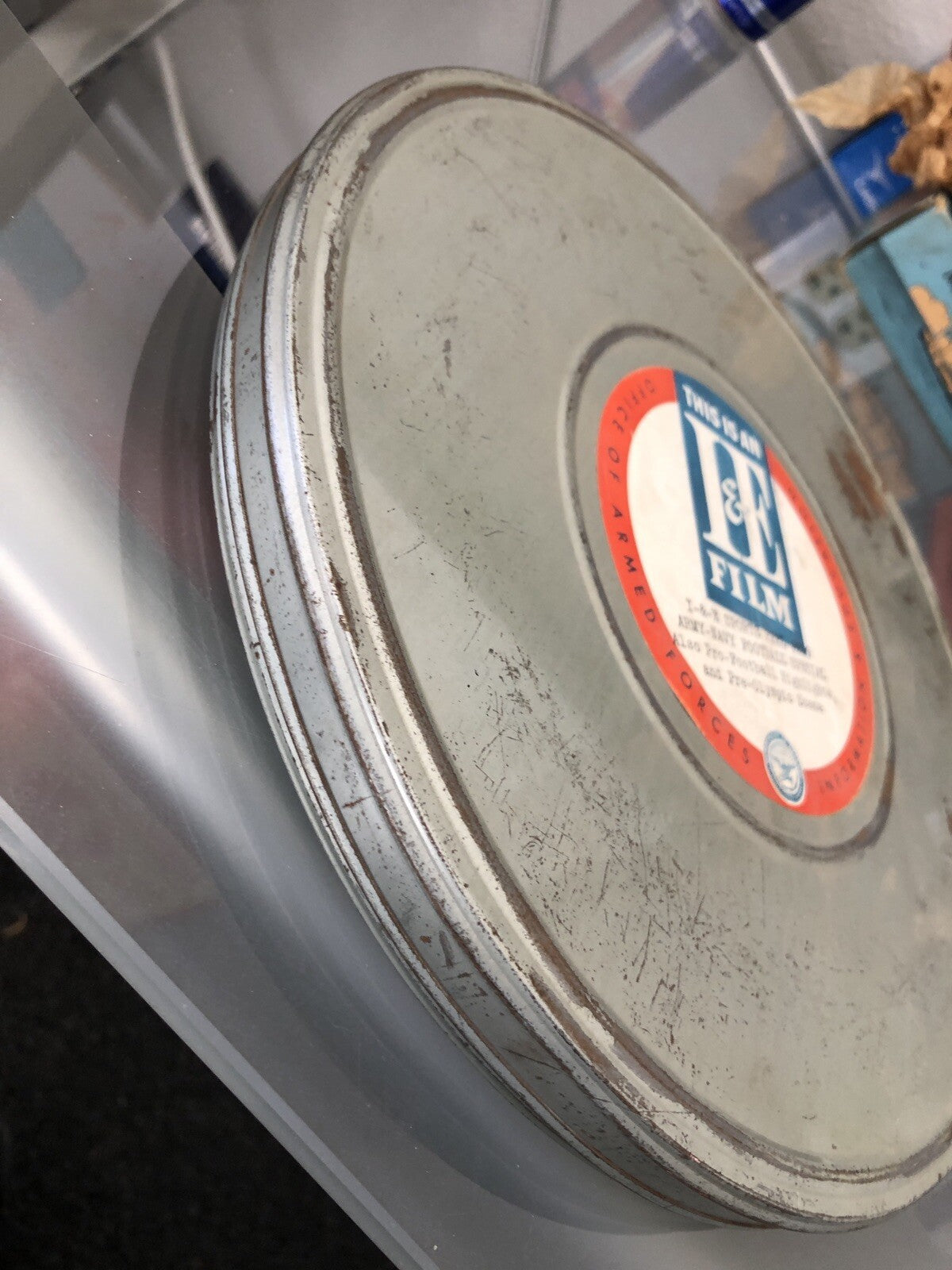 Vintage Office Of Armed Forces I&E Film Case - No Film Case Only4