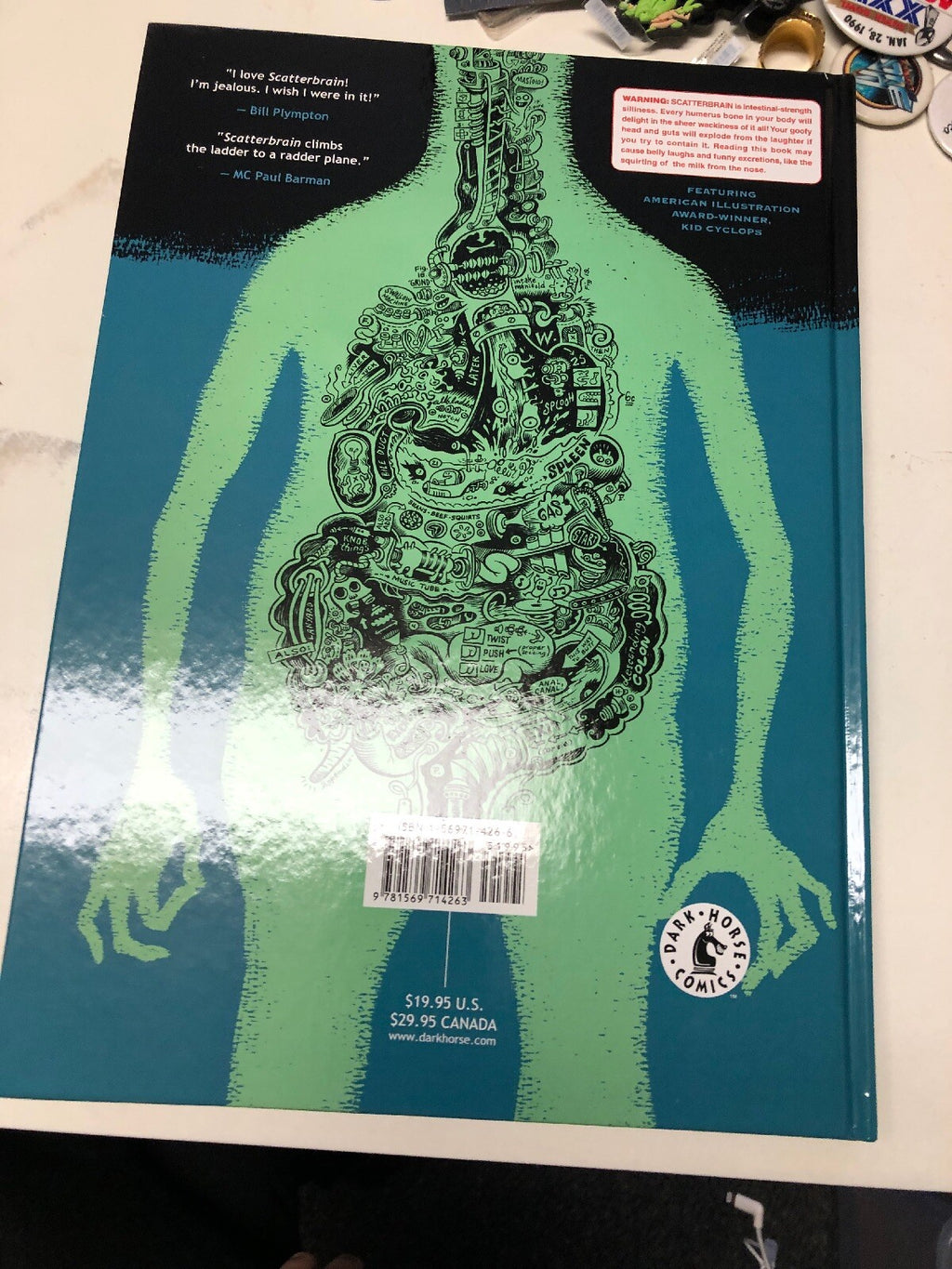 Scatterbrain By Clegg, Mignola, Aragones, Woodring, Park House, Young, And More3