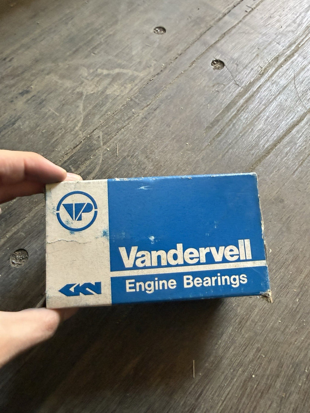 Manley 33437 -.001 Small Journal Main Bearing Set Small Block Chevy SBC NOS1