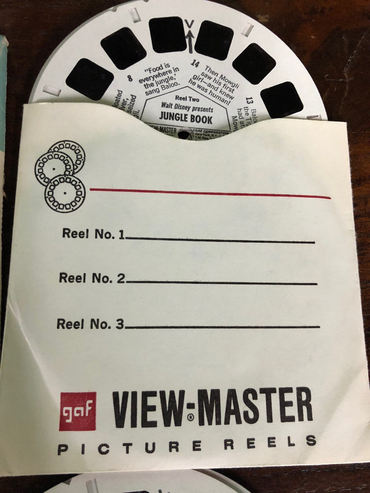Vintage GAF View-Master Picture Reels - Wax Museum , Disneyland , Car Sports 6