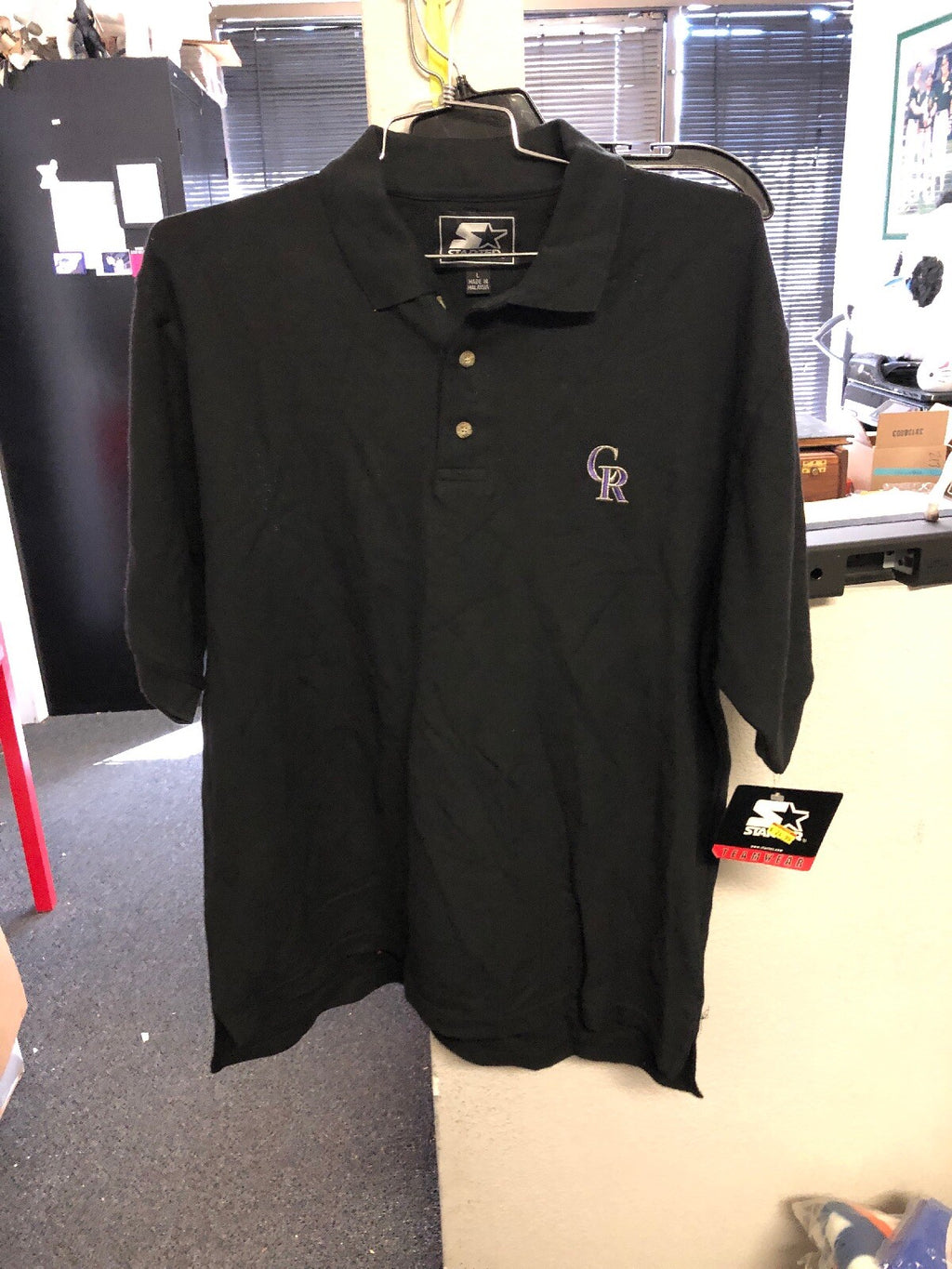 NWT Starter Colorado Rockies All-Star Game MLB Polo Shirt (L)0