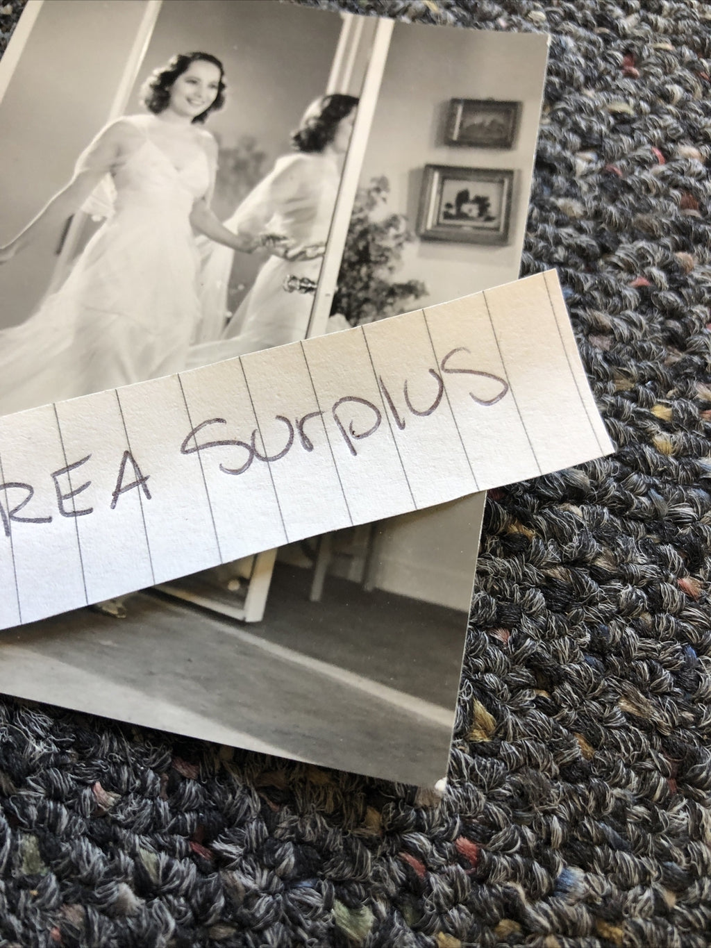 RARE Original Photo Of MERLE OBERON Candid Shot 4”x2.5”1