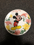 1996 Disney Mickey Mouse Mother’s Day Plate Flowers Grolier Limited Edition 0