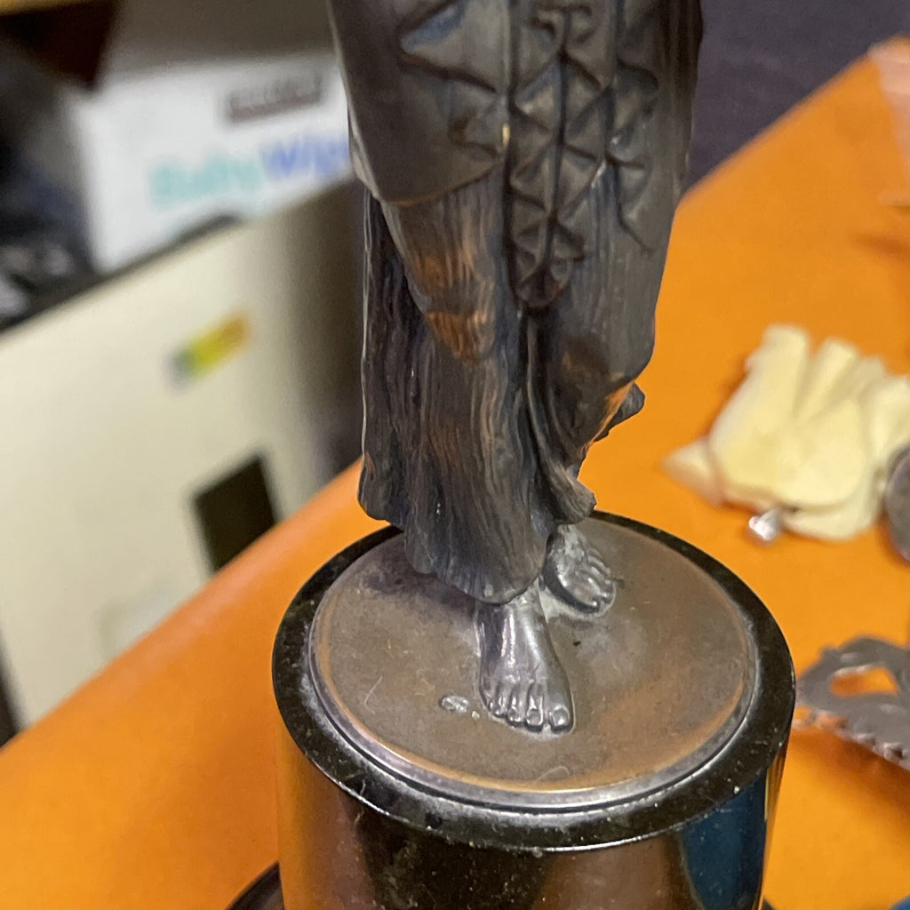 Antique Roman Greek God Figurine Metal Not Bronze Statue Figure Art3