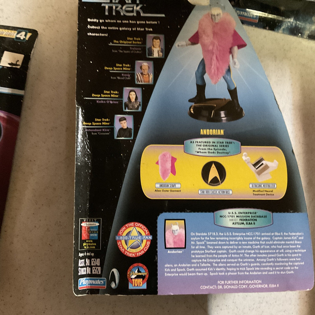 New Lot STAR TREK WARP FACTOR SERIES 4 Andorian , KEIKO O'BRIEN Factory Sealed3