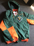 Vintage 90’s NOS Conic Miami Hurricanes Parka Jacket Size XL0