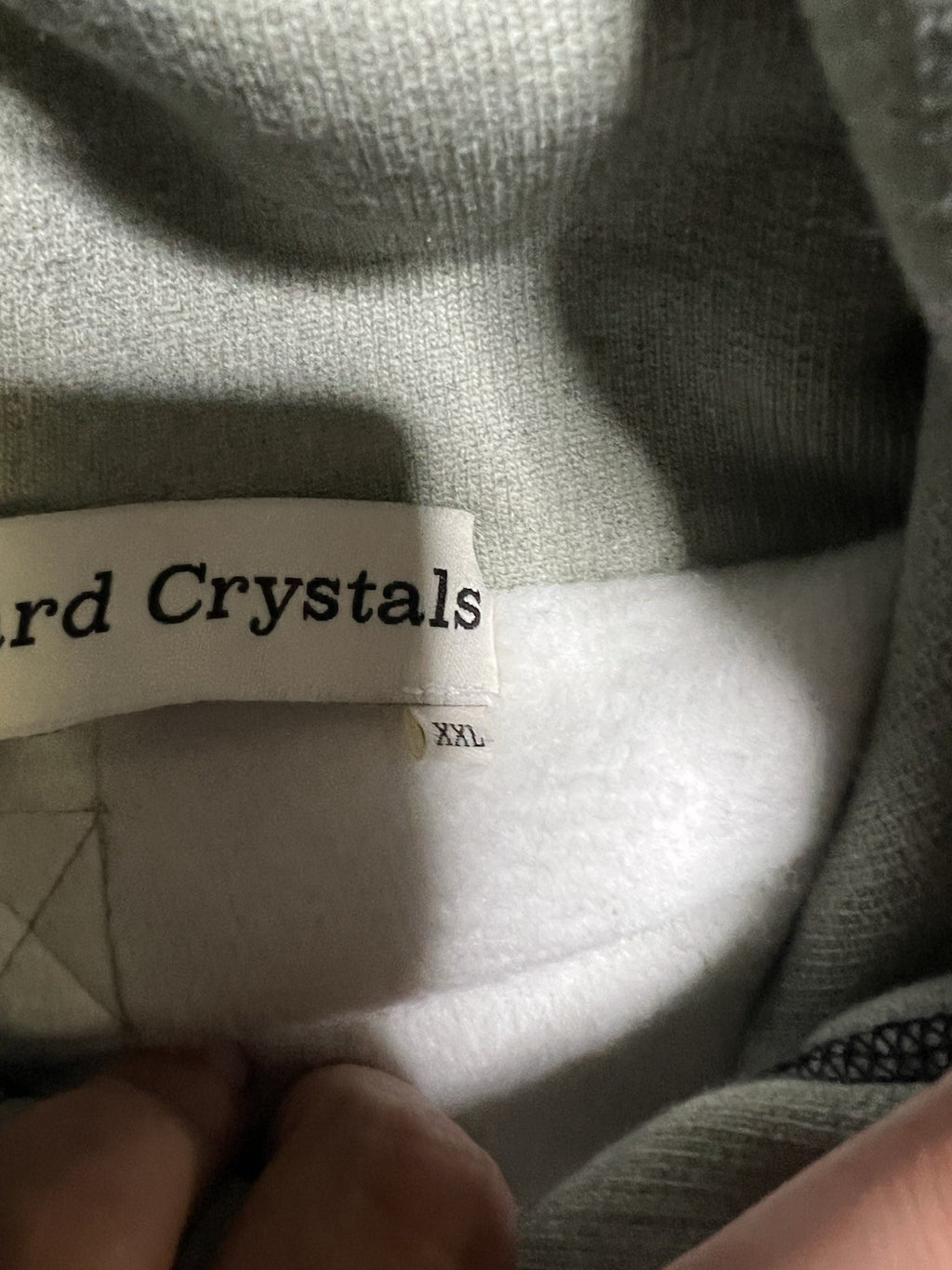 RARE ABC Advisory Board Crystals Hoodie XXL Grey Mushroom Graphic Comes Back To4