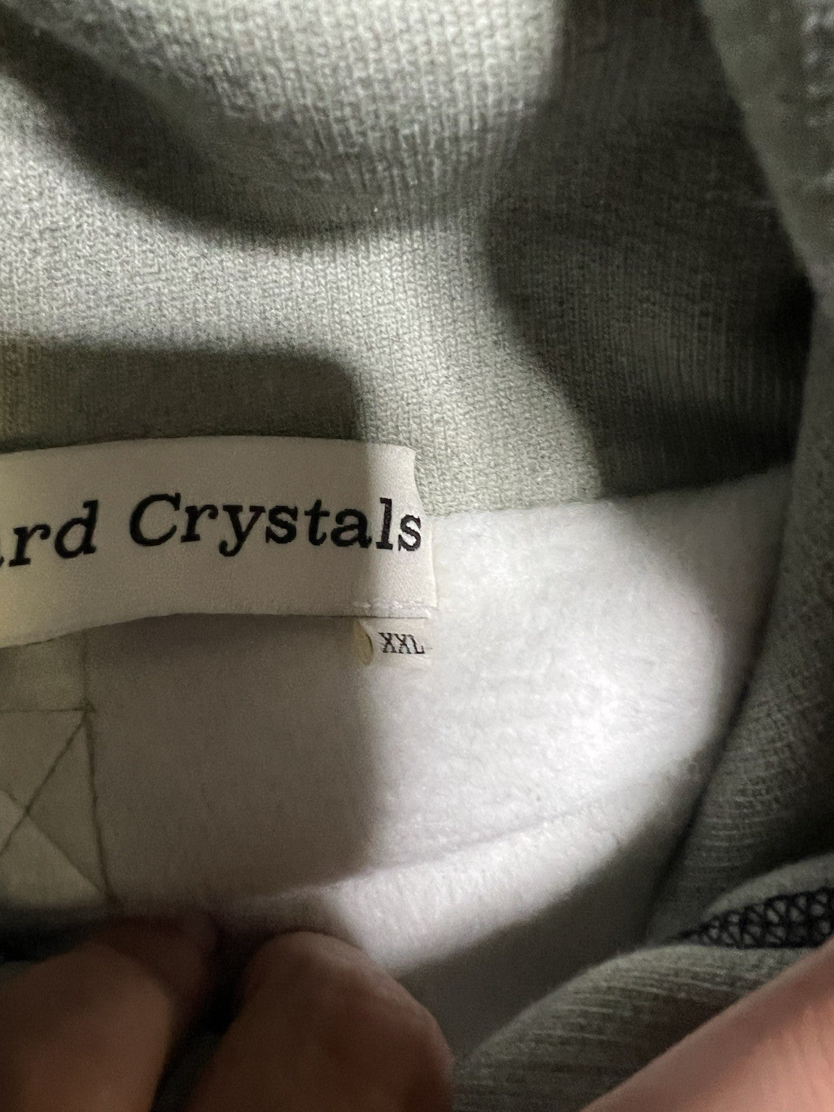 RARE ABC Advisory Board Crystals Hoodie XXL Grey Mushroom Graphic Comes Back To4