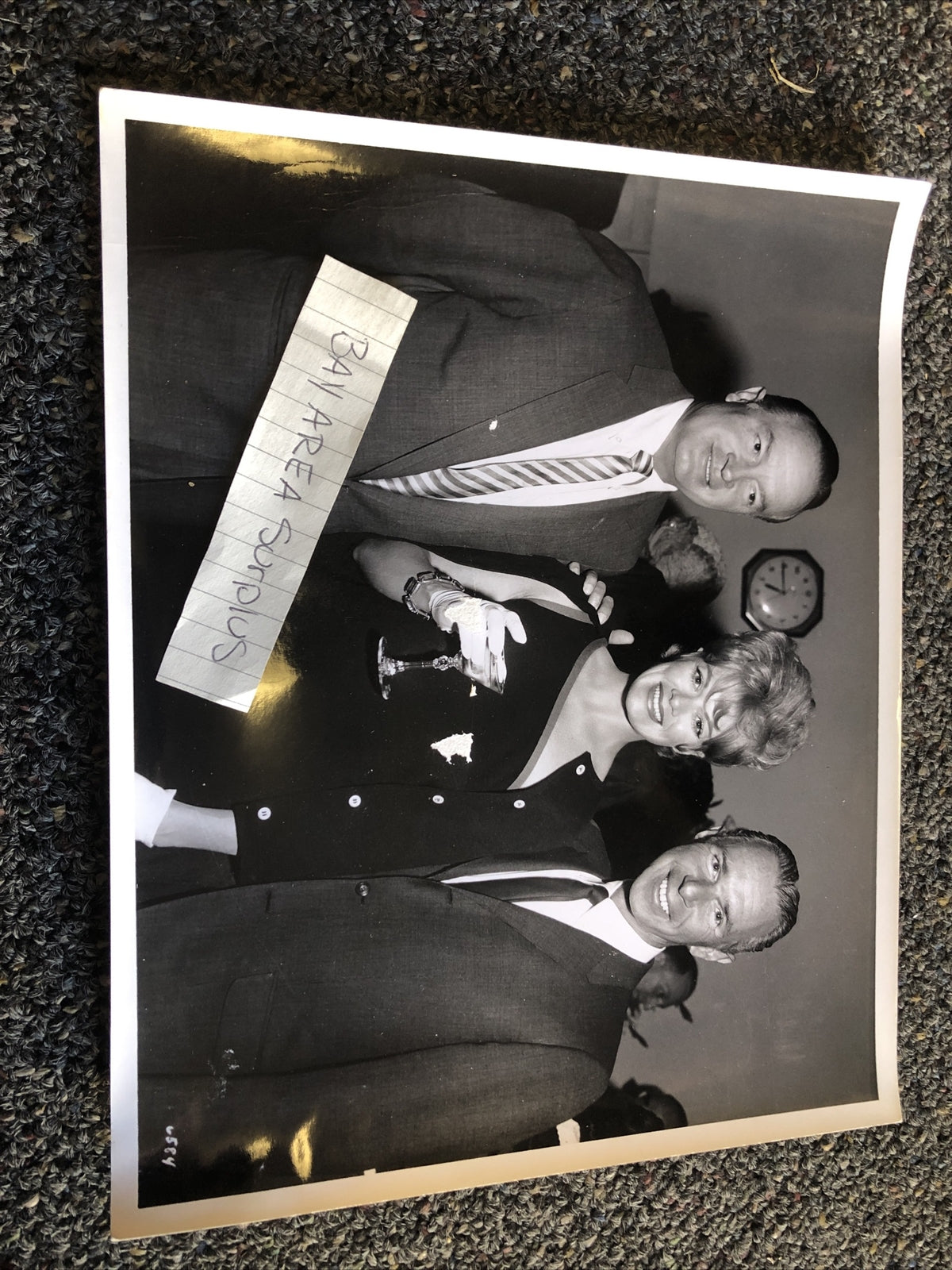 RARE Original Photo Of BOB HOPE Black/White Candid Shot 10”x8”0