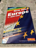 NEW ATLAS EUROPE ROAD ATLAS : 1:800,000 HALLWAG INTERNATIONAL0