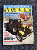 Vintage Popular Hot Rodding Magazine October 1975 Van Tricks0