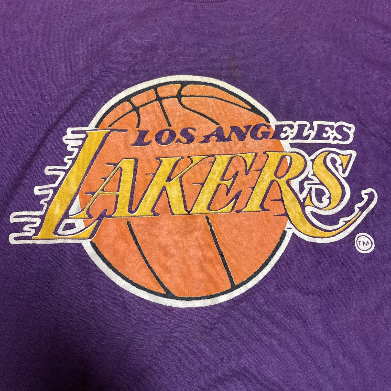 True Vintage 80’s Los Angeles Lakers T-Shirt Sz XL 1980’s NBA Single Stitch1