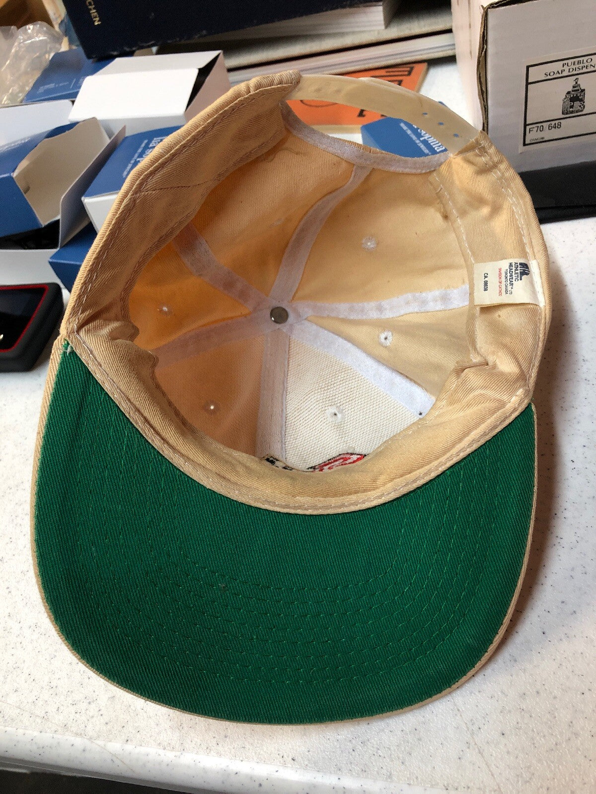 Preowned Signed Vintage Snap On Racing Hat Snapback With NASCAR Pin3