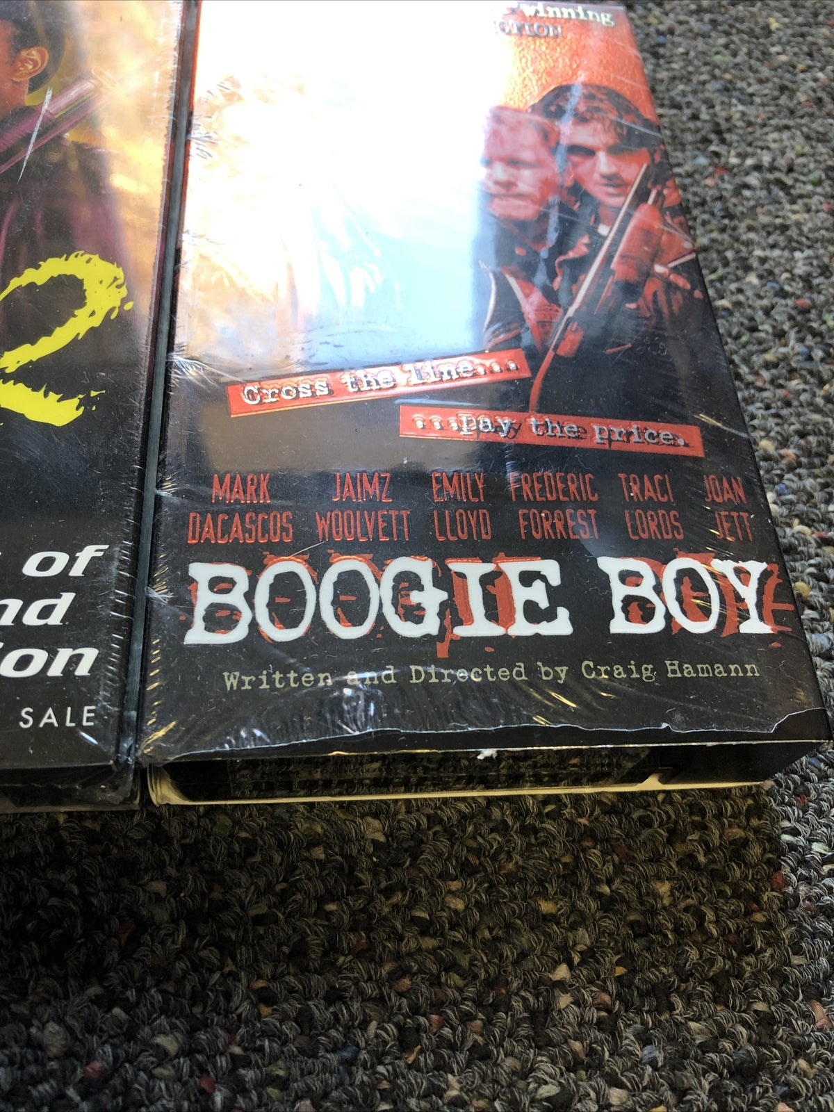 Lot Of 3 Mixed VHS Movie Tapes Action Thriller Drama3