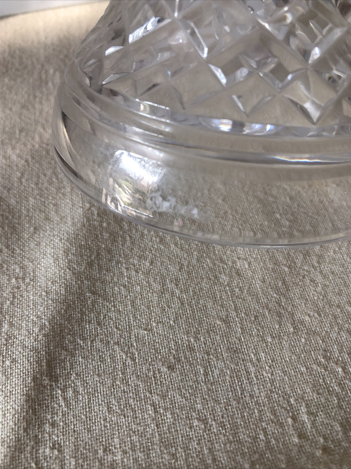 Waterford, Bicentennial "200" Anniversary 1976, Crystal Decorative Bell, 4"1