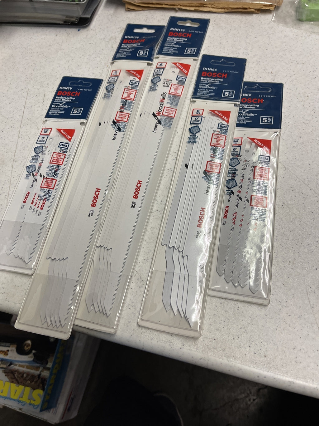 NEW 25pc. RECIPROCATING SAW  BLADES Lot  BOSCH0