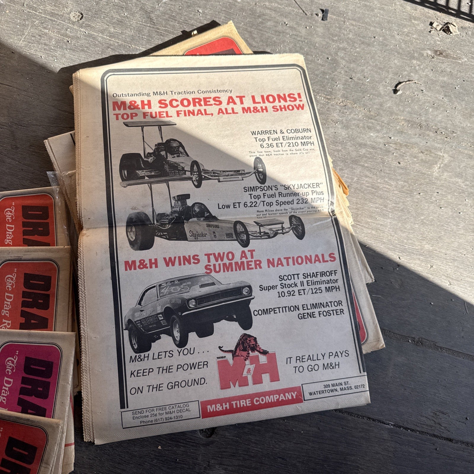 Vintage Drag News Magazine 1972 Volume 18 Drag Racing NHRA Don Garlits Lot6