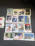 Rare Vintage Lot Of 110 Russian Flash Cards Kohtakt Kynbtypa 2001 Aviation War0