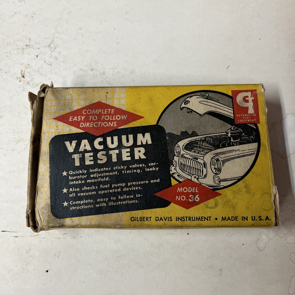 ULTRA RARE ~ VINTAGE Gilbert Davis Instrument 1930s / 40s 50s  Vacuum Tester3