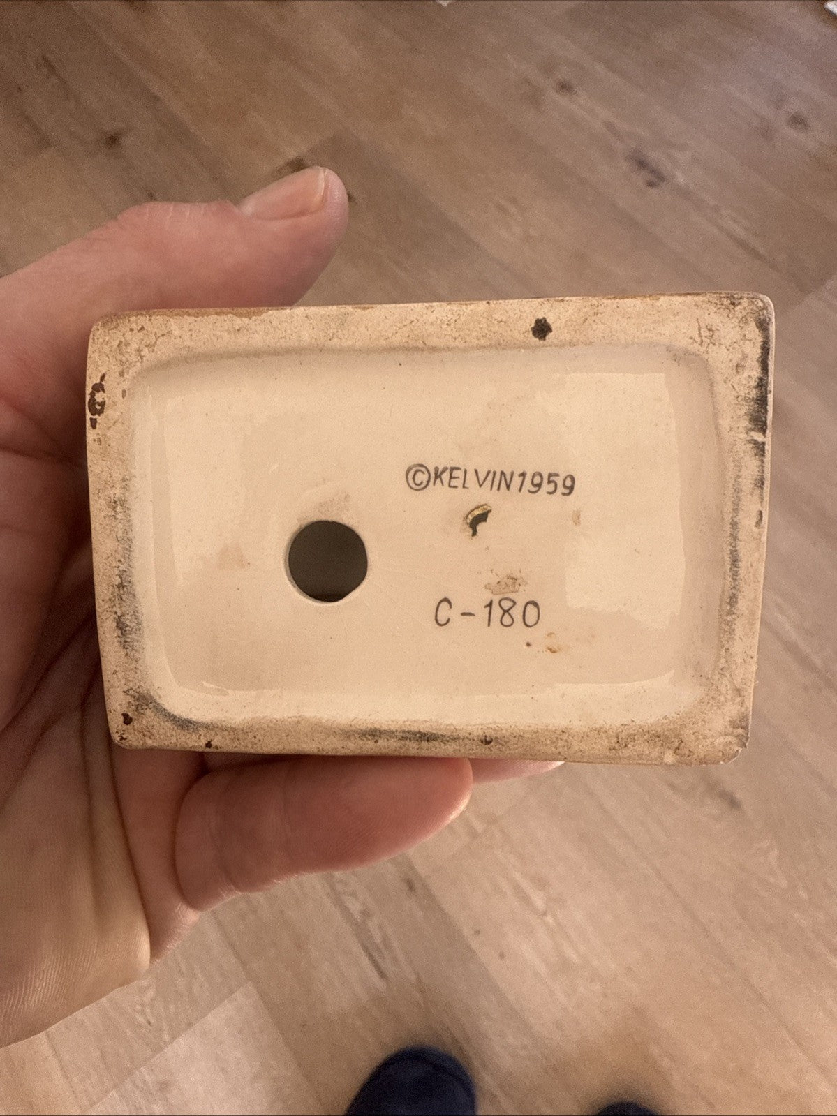 1959 Kelvin Exclusives Ceramic Japan Worlds Greatest Television Viewer Gift Toy1