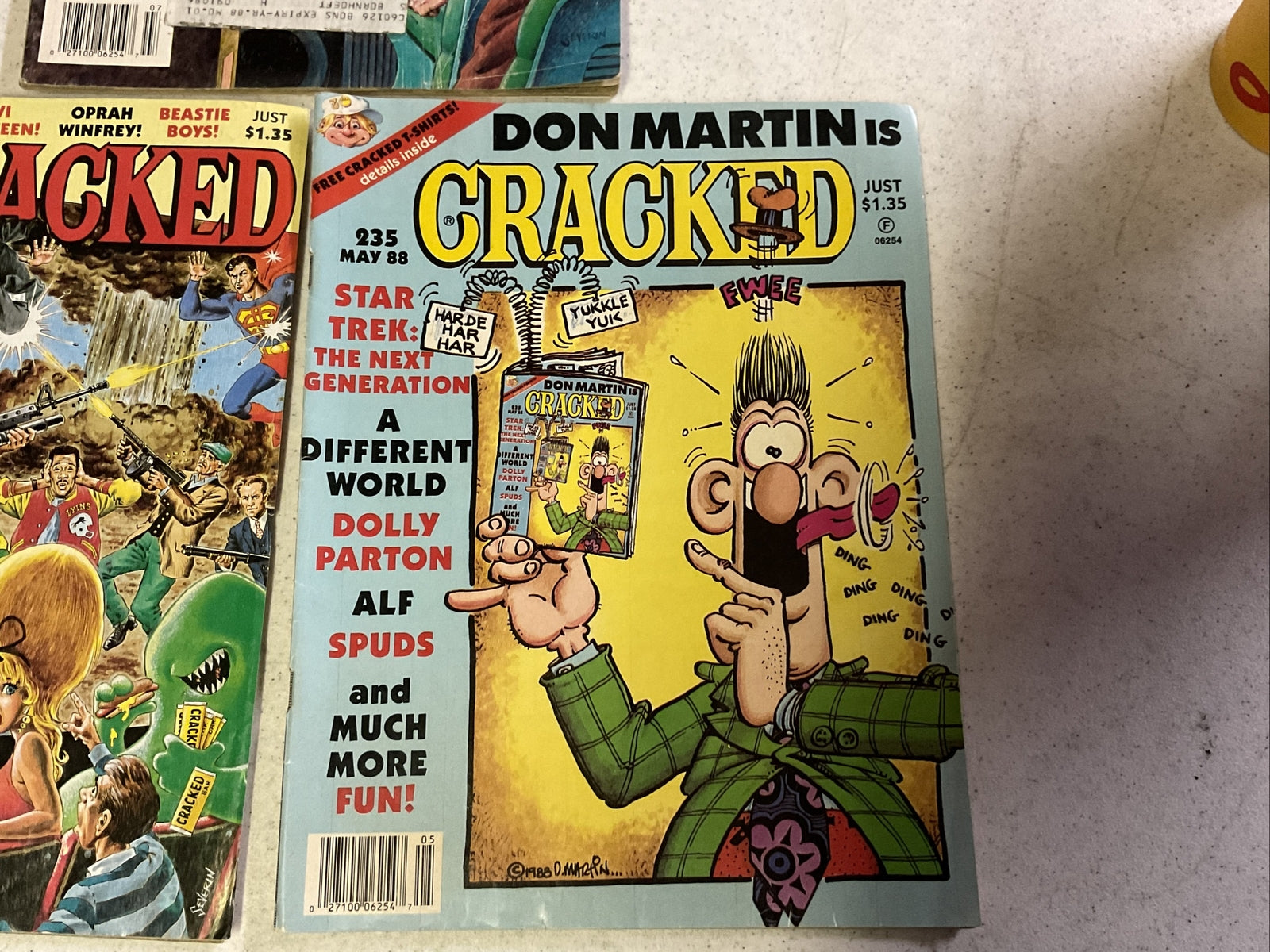 CRACKED MAGAZINE- 4 VINTAGE Issues from 1986-884