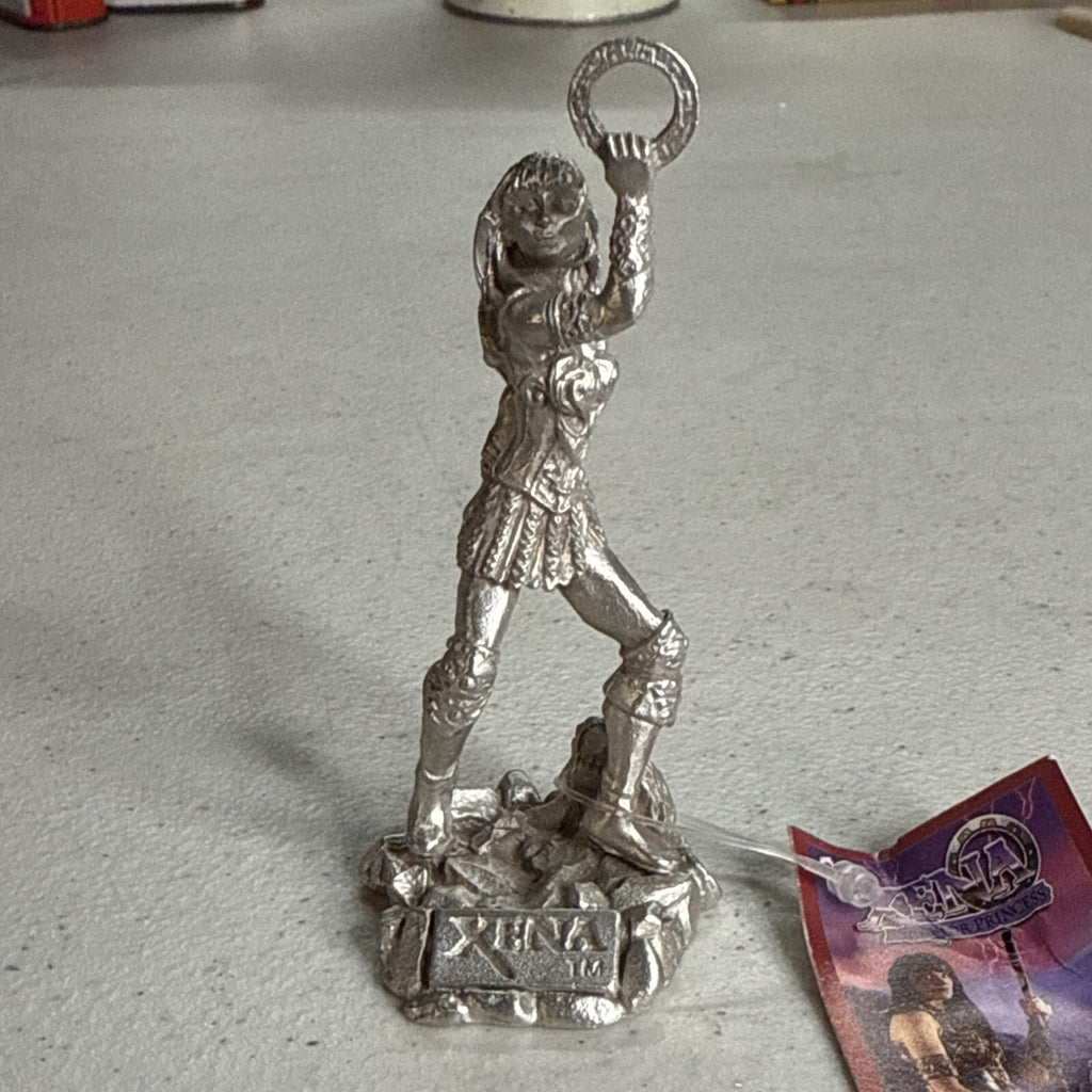 Xena Warrior Princess Pewter Statue Figure Figurine 3.5" Comstock Creations1