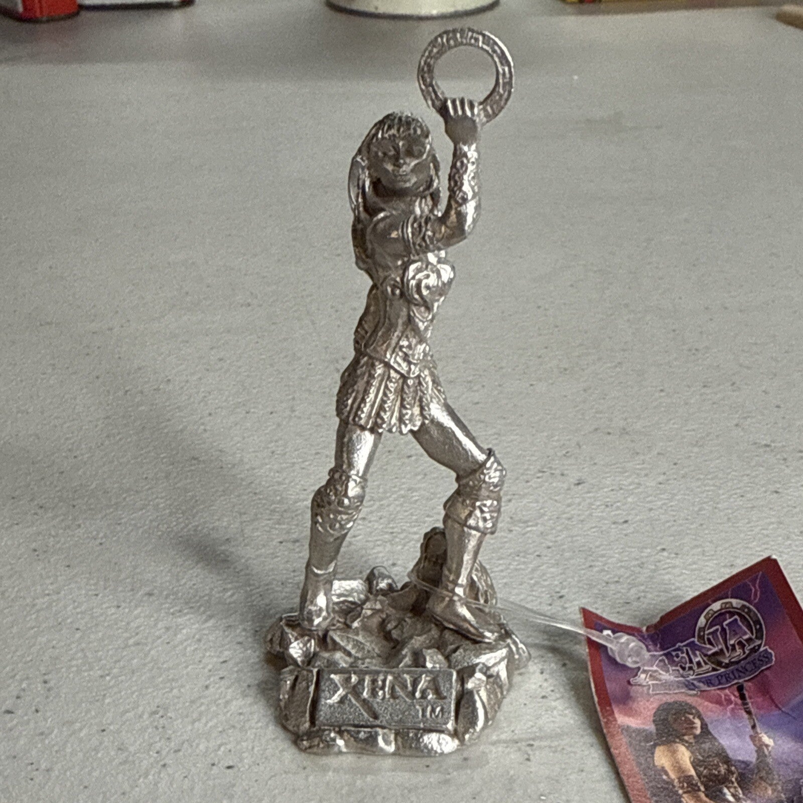 Xena Warrior Princess Pewter Statue Figure Figurine 3.5" Comstock Creations1
