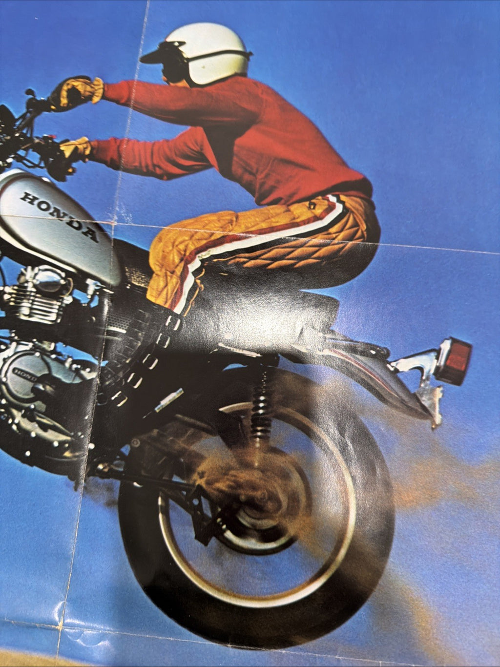 Vintage NOS 1970s-80s  Honda XL-250 Motorcycle Dealership Poster4