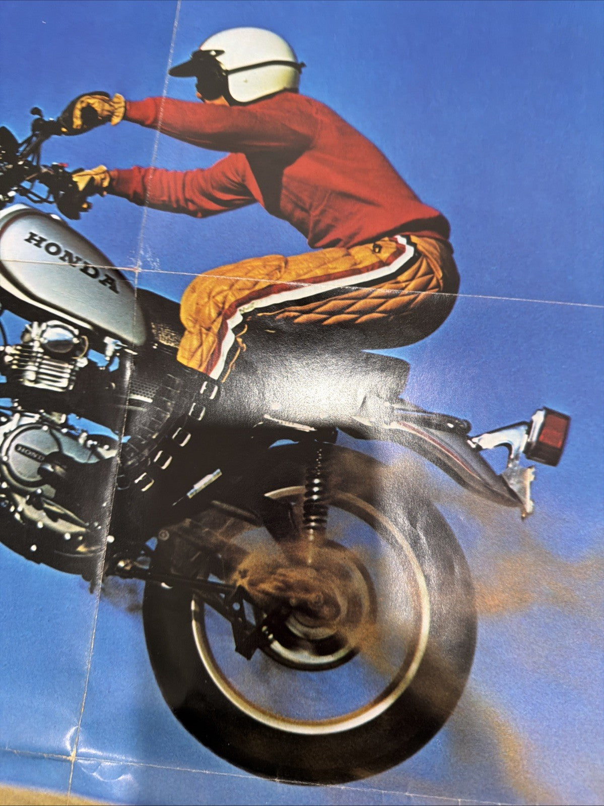 Vintage NOS 1970s-80s  Honda XL-250 Motorcycle Dealership Poster4