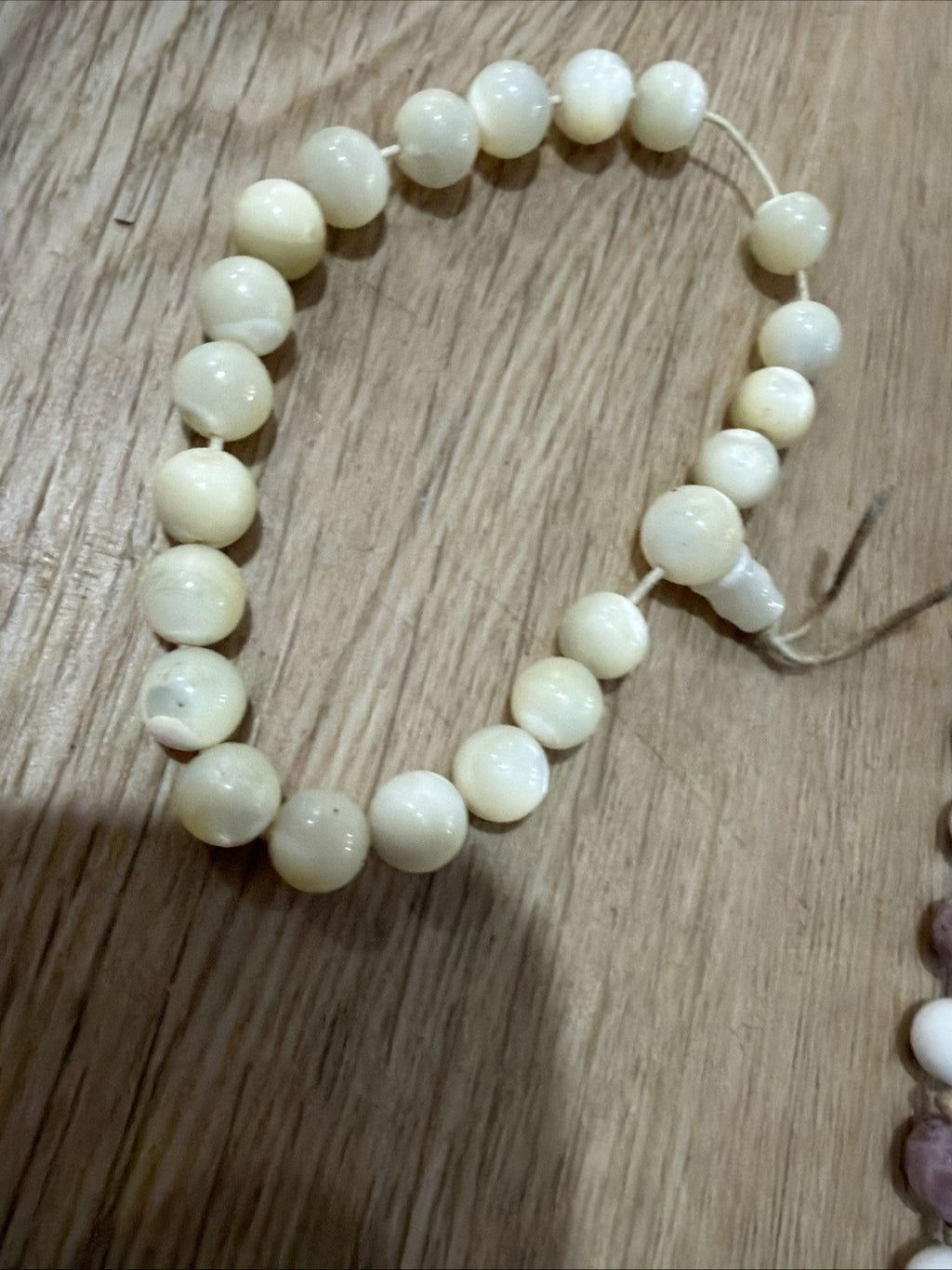 Vintage Chinese Export Jade / Jadeite? Stone Hand Knotted Necklace Bracelet Lot2